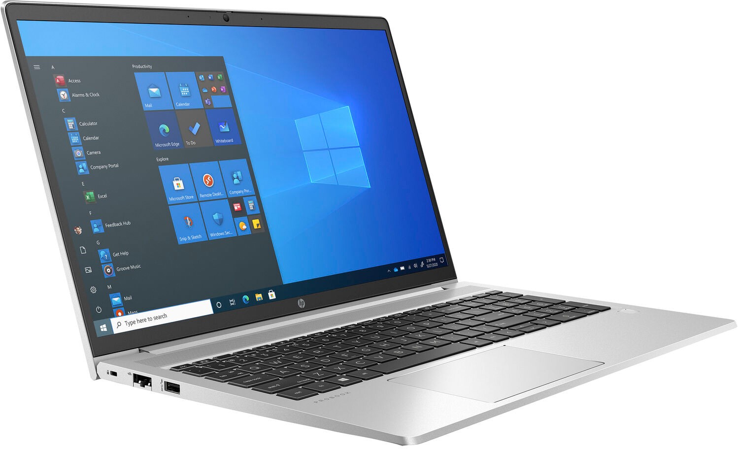 Ноутбук HP ProBook 450 G8 Core i3 1115G4/8Gb/SSD256Gb/Intel UHD Graphics/15.6" UWVA/FHD (1920×1080)/Windows 10 Professional 64/silver/WiFi/BT/Cam-39432