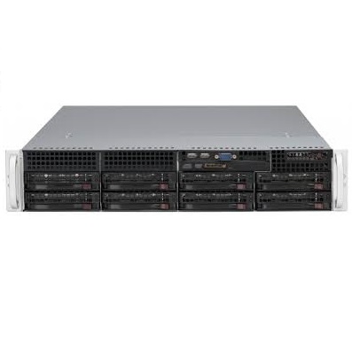 Сервер Supermicro SYS-6027R-WRF - 2U, 2x740W, 2xLGA2011, Intel®C602, 16xDDR3, 8xHDD 3.5", 2xGbE, IPMI