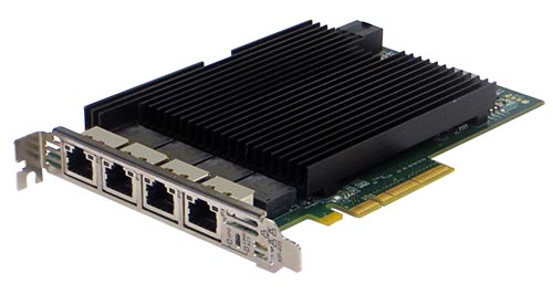 Сетевой адаптер PCIE 10GBE 4PORT RJ45 PE310G4I40-T SILICOM