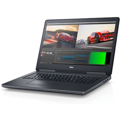 Ноутбук Dell Precision 7720 Core i7 7820HQ/32Gb/2Tb/SSD512Gb/nVidia Quadro P4000 8Gb/17.3"/IGZO/UHD (3840x2160)/Windows 10 Professional 64/black/WiFi/BT/Cam