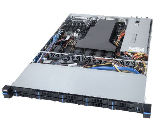 Серверная платформа Gigabyte GSS12P10R-EK-G GS-S12-P10R 1.0 (1U, 2xLGA3647, 8xDDR4, up to 10x2.5, 1xM.2, 2x1GbE, IPMI, 2xUSB3.0 Front, 2x650W, Rails)-41169