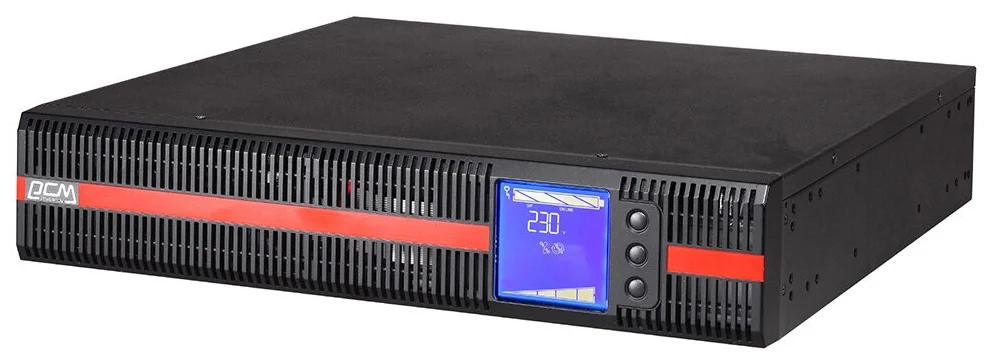 ИБП Powercom MACAN, On-Line, 10000VA/10000W, Rack/Tower, LCD, Serial+USB, SmartSlot, compatible with BAT with PDU (1384846)