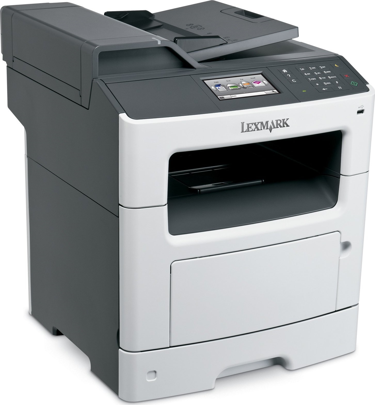МФУ Lexmark Multifunction Mono Laser MX417de p/c/s/, A4, 38 ppm, 512 Mb, 1 tray 150, USB, Cartridge 2500 pages in box, 1+3y warr-24657