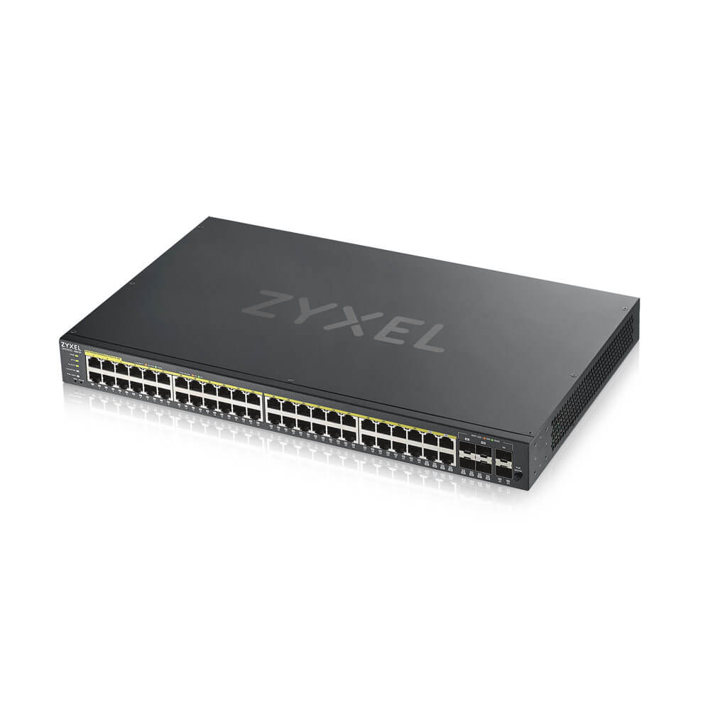 Коммутатор ZYXEL NebulaFlex GS192048HPV2-EU0101F 44G 2SFP 44PoE+ 375W управляемый