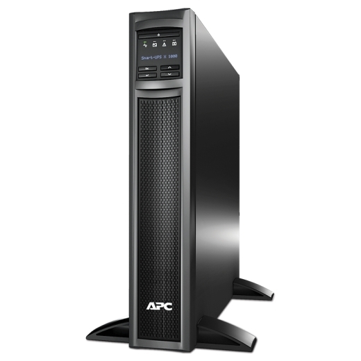 ИБП APC Smart-UPS X 1000VA/800W, Tower/RM 2U, Ext. Runtime, Line-Interactive, LCD, Out: 220-240V 8xC13 (2-gr. switched) , SmartSlot, USB, COM, EPO, HS