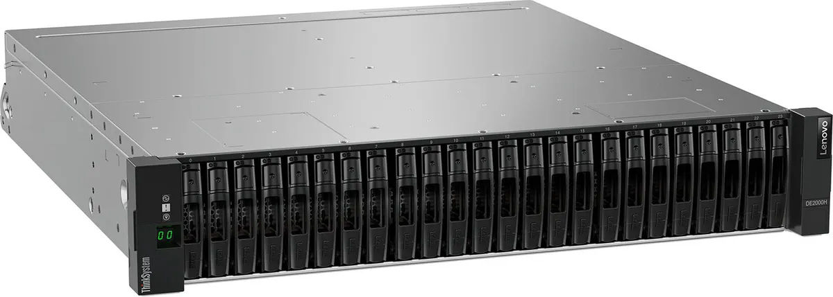 Система хранения Lenovo ThinkSystem DE2000H x24 8x1.8Tb 10K SAS SAS Hybrid Flash Array 2U24 SFF (7Y71A000WW/1)-44002
