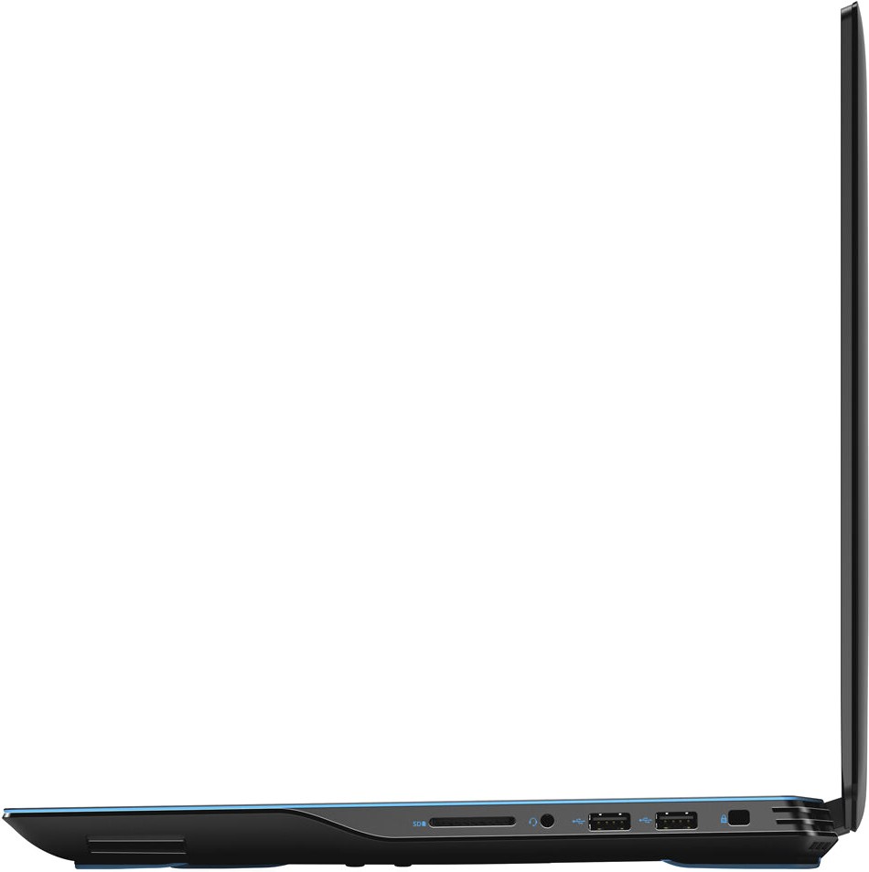 Ноутбук Dell G3 3500 Core i7 10750H/16Gb/1Tb/SSD256Gb/nVidia GeForce GTX 1650 Ti 4Gb/15.6" WVA/FHD (1920x1080)/Windows 10/black/WiFi/BT/Cam-39071