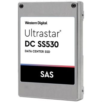 Накопитель Western Digital HGST SSD 2.5'' SAS 400GB Ultrastar SS530 SAS ТLC DWPD 3 15mm, WUSTR6440ASS204
