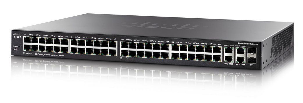 Коммутатор Cisco SG 300-52P 52-port Gigabit PoE Managed Switch SG300-52P-K9-EU