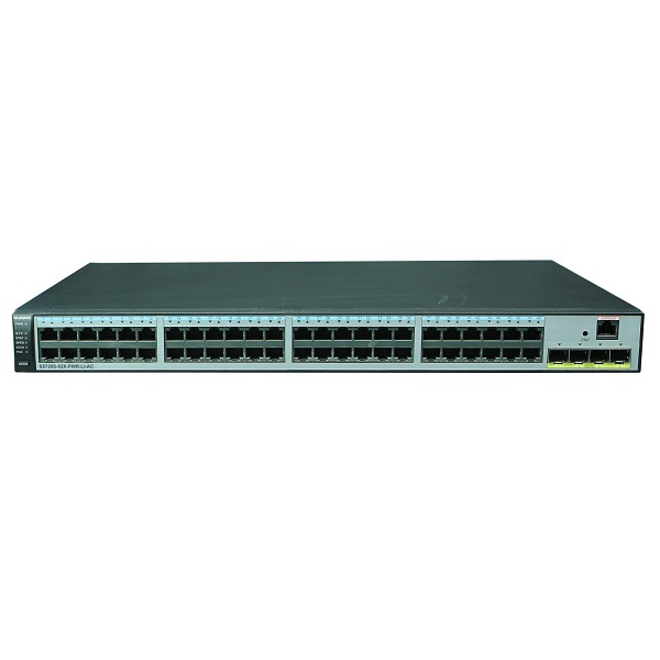 Коммутатор Huawei  S5720S-52X-PWR-LI-AC(48 Ethernet 10/100/1000 ports,4 10 Gig SFP+,PoE+,370W POE AC 110/220V)
