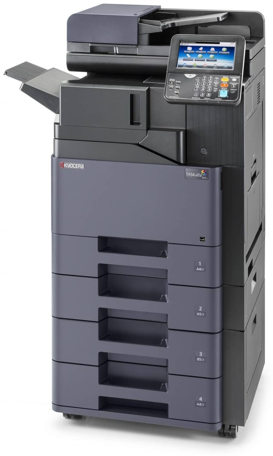 Цветной копир-принтер-сканер Kyocera TASKalfa 307ci (A4, 30 ppm, 1024 MB, Network, дуплекс, автоподатчик, б/тонера)-23557