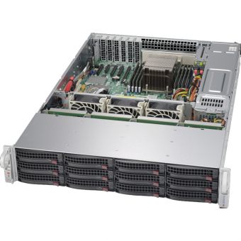 Сервер SuperMicro SSG-5028R-E1CR12L 3.5" SAS/SATA 1G 2P