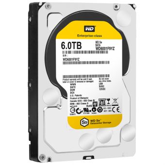 Жесткий диск Western Digital HDD SATA-III 6000Gb NAS Edition WD6001F9YZ, 7200rpm, 64MB buffer