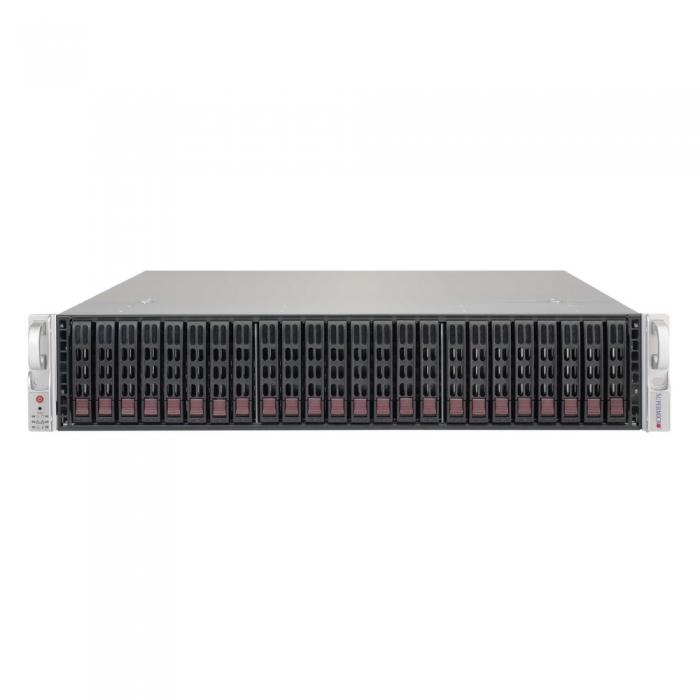 Корпус SuperMicro CSE-216BE1C-R609JBOD 2U Storage JBOD Chassis with capacity 24 x 2.5" hot-swappable HDDs bays, Single Expander Backplane Boards suppo