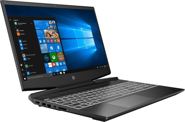 Ноутбук HP Pavilion Gaming 17-cd1057ur Core i7 10750H/16Gb/SSD512Gb/NVIDIA GeForce GTX 1660 Ti MAX Q 6Gb/17.3"/IPS/FHD (1920×1080)/Free DOS/black/green/WiFi/BT/Cam-15578