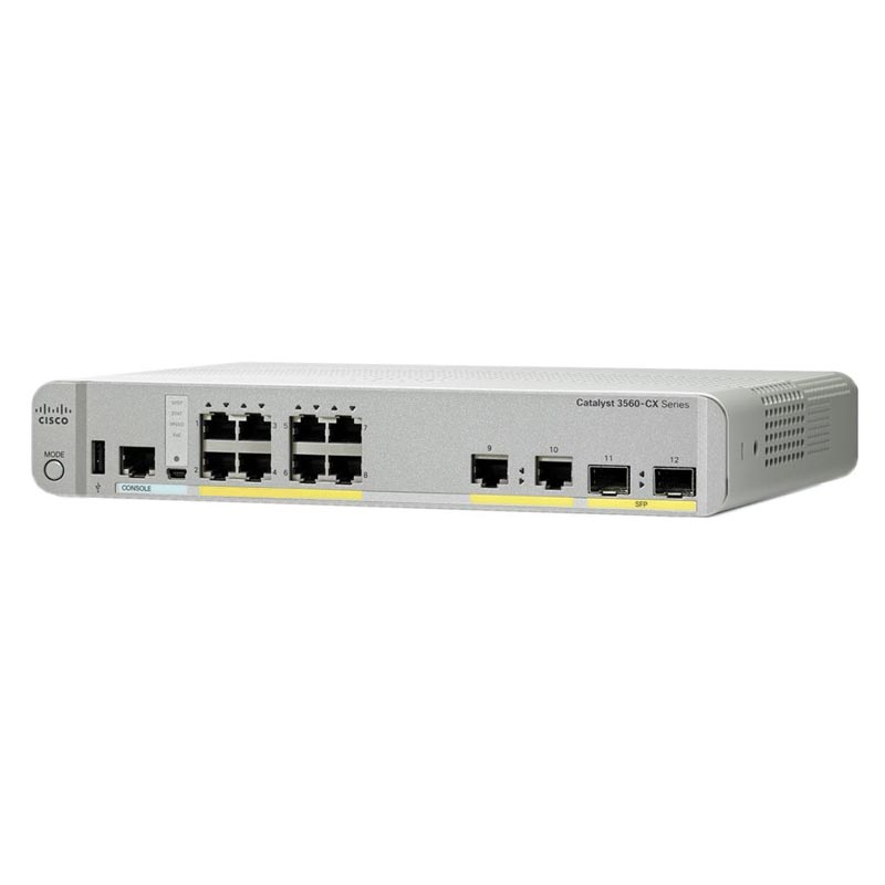 Коммутатор Cisco Catalyst 3560-CX 8 Port Data IP Base WS-C3560CX-8TC-S