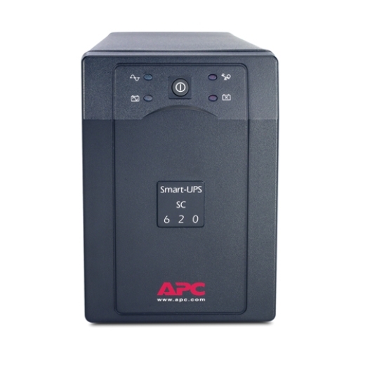 ИБП APC Smart-UPS 620VA/390W, 230V, Line-Interactive, Data line surge protection, Hot Swap User Replaceable Batteries, PowerChute SC620I