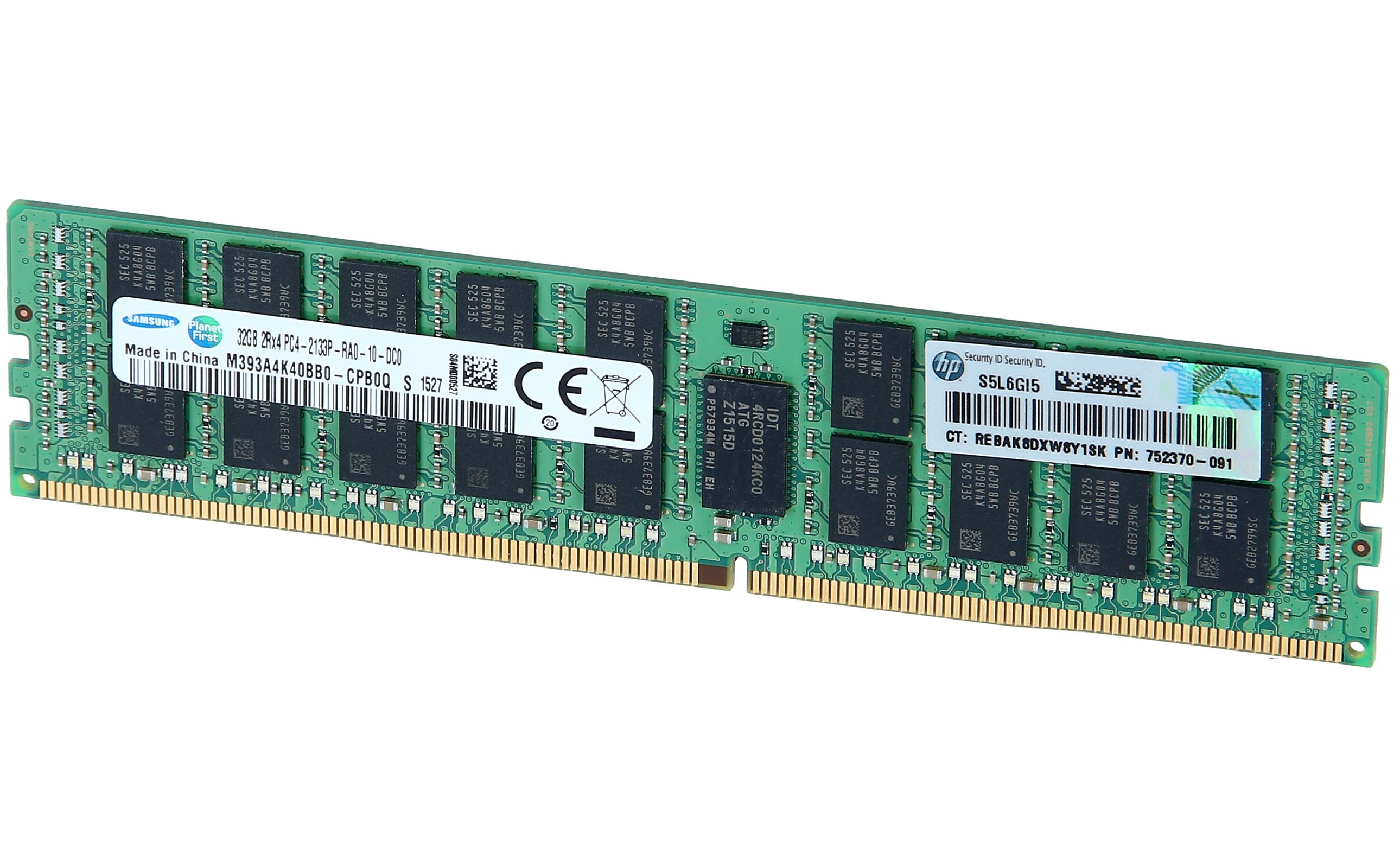 Оперативная память HPE 32GB (1x32GB) 2Rx4 PC4-2133P-R DDR4 Registered Memory Kit for Gen9