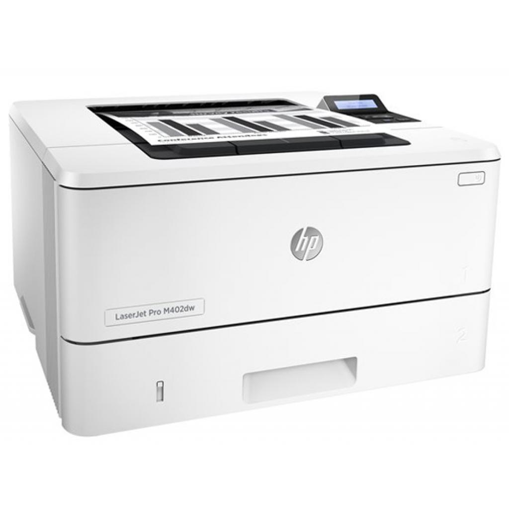 Принтер HP LaserJet Pro M402dw (A4, 1200dpi, 38ppm, 128Mb, 2tray 100+250, Duplex, USB2.0/GigEth/Wi-Fi, PS3 em., 1y warr)-30206