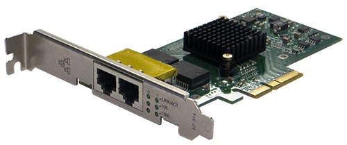 Сетевой адаптер PCIE 1GBE 2PORT RJ-45 PE2G2I35 SILICOM