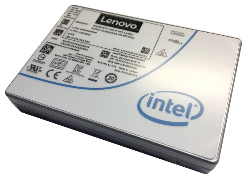 Накопитель Lenovo ThinkSystem U.2 Intel P4510 4.0TB Entry NVMe PCIe3.0 x4 Hot Swap SSD 4XB7A10205