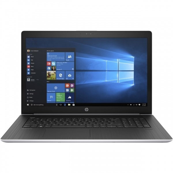 Ноутбук HP ProBook 470 G5 Core i3 7100U/8Gb/SSD256Gb/nVidia GeForce 930MX 2Gb/17.3"/FHD (1920x1080)/Windows 10 Professional 64/silver/WiFi/BT/Cam 4WV31EA