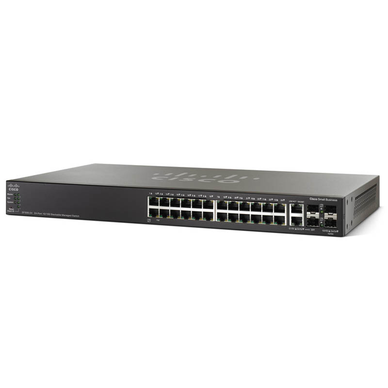 Коммутатор Cisco 24-port 10/100 Stackable Managed Switch with Gigabit Uplinks