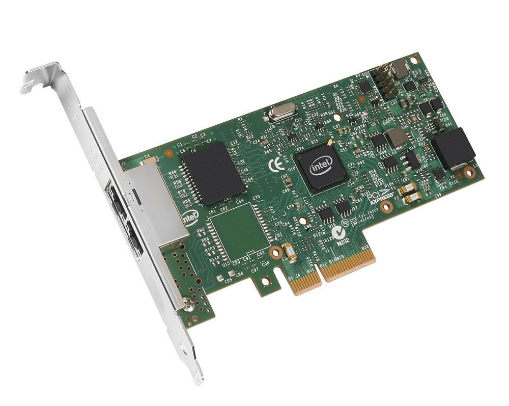 Сетевой адаптер Intel I350-T2 Ethernet Server Adapter PCI-E, 2x RJ45, 10/100/1000Base-T
