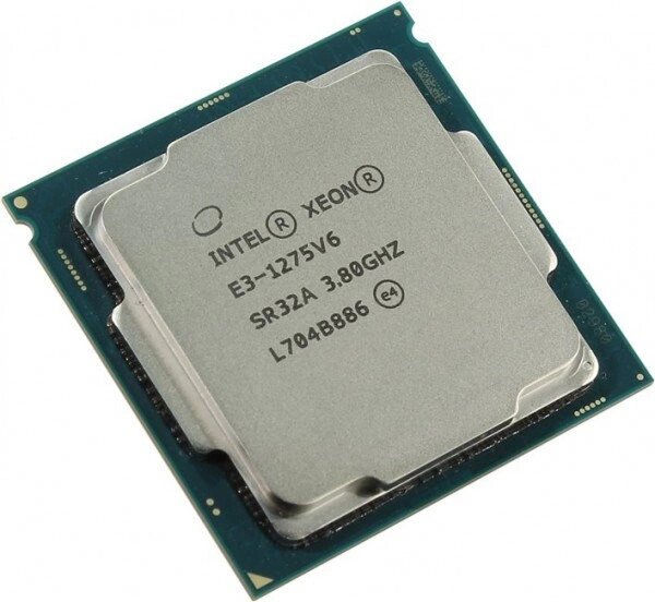 Процессор Intel Xeon E3-1275v6 4 Cores, 8 Threads, 3.8/4.2GHz, 8M, DDR4-2400, Graphics, 73W OEM