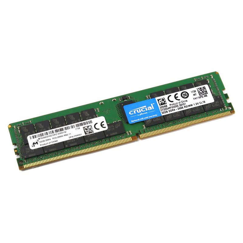 Оперативная память Crucial DDR4 DIMM 16Gb CT16G4RFS4266 {PC4-21300, 2666MHz, ECC Reg, CL19}