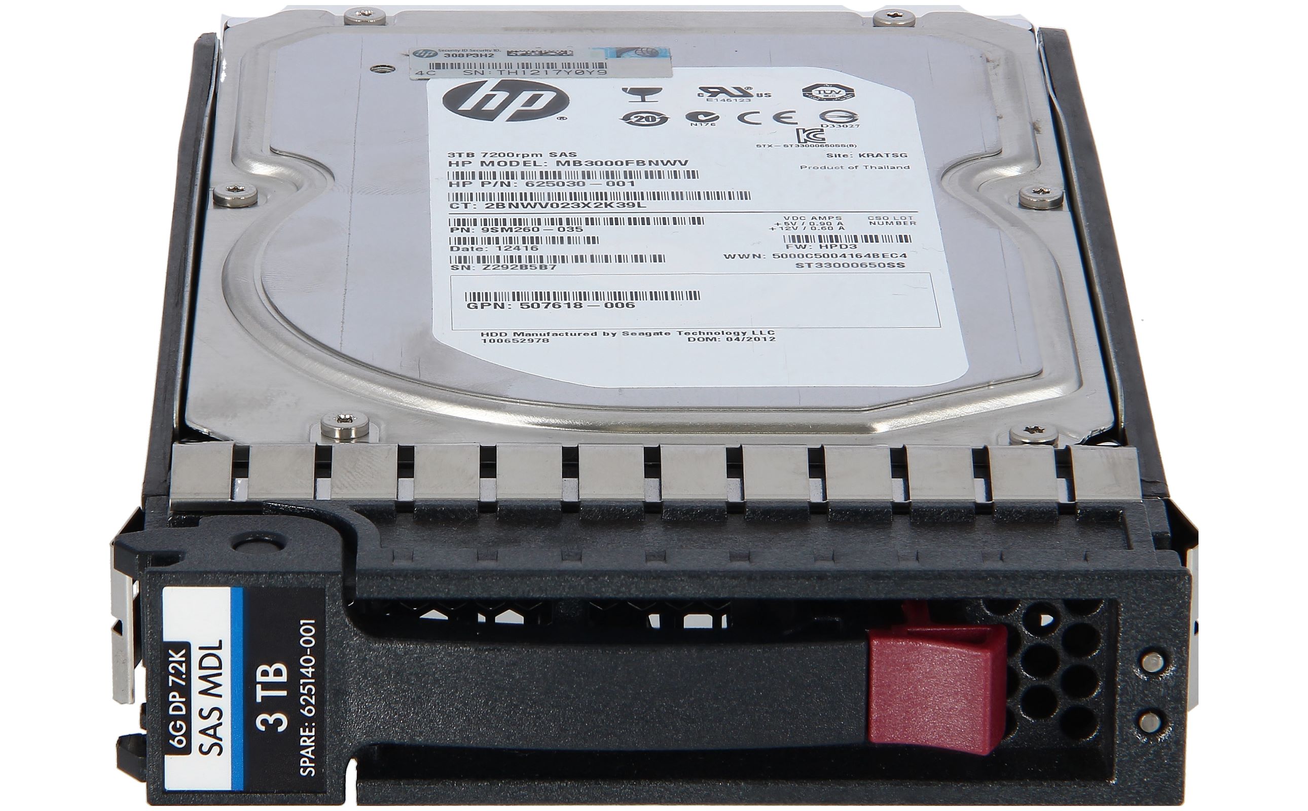 Жесткий диск HPE HDD 3Tb 3.5" SAS 625031-B21