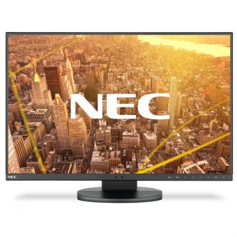 Монитор NEC 24" EA241WU-BK LCD Bk/Bk (IPS; 16:10; 300cd/m2,1000:1 / 5000:1, 5ms,1920x1200,178/178, рамка 0,8 мм; DVI, VGA, DP; HDMI; USB 3.0; Tilt; Sw