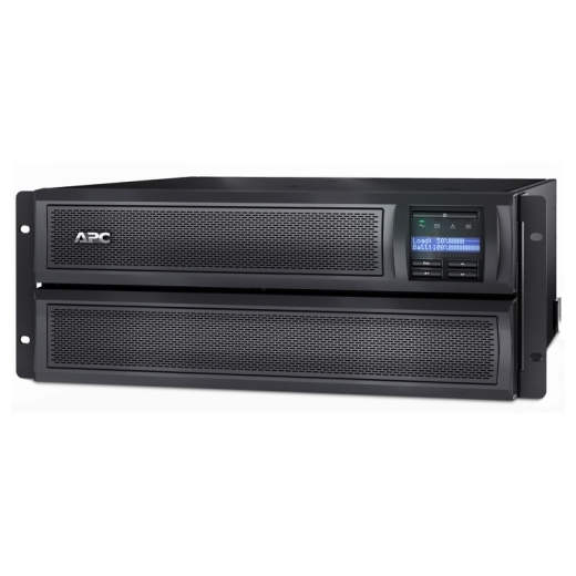 ИБП APC Smart-UPS X 2200VA/1980W, RM 4U/Tower, Ext. Runtime, Line-Interactive, LCD, Out: 220-240V 8xC13 (3-gr. switched) 2xC19, Pre-Inst. Web/SNMP, US-11483