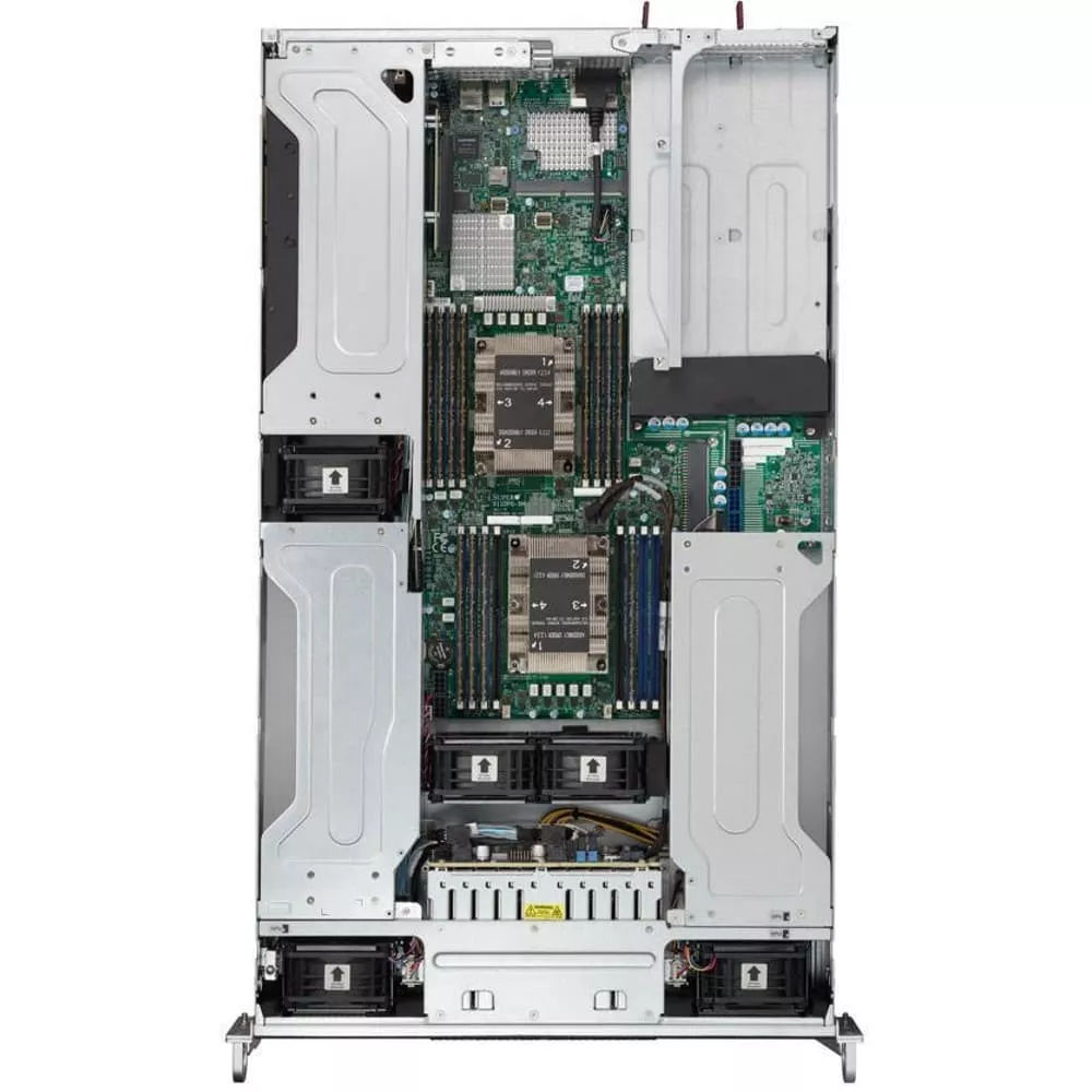 Supermicro SuperServer 2U 2029GP-TR noCPU(2)2nd Gen Xeon Scalable/TDP 70-205W/ no DIMM(16)/ SATARAID HDD(8)SFF/ supporting up to 6 GPUs/ 2x2000W-41319