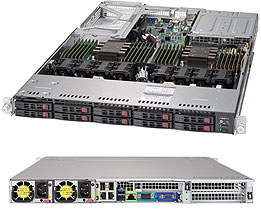 Сервер Supermicro SYS-1029U-E1CRT (Complete Only)