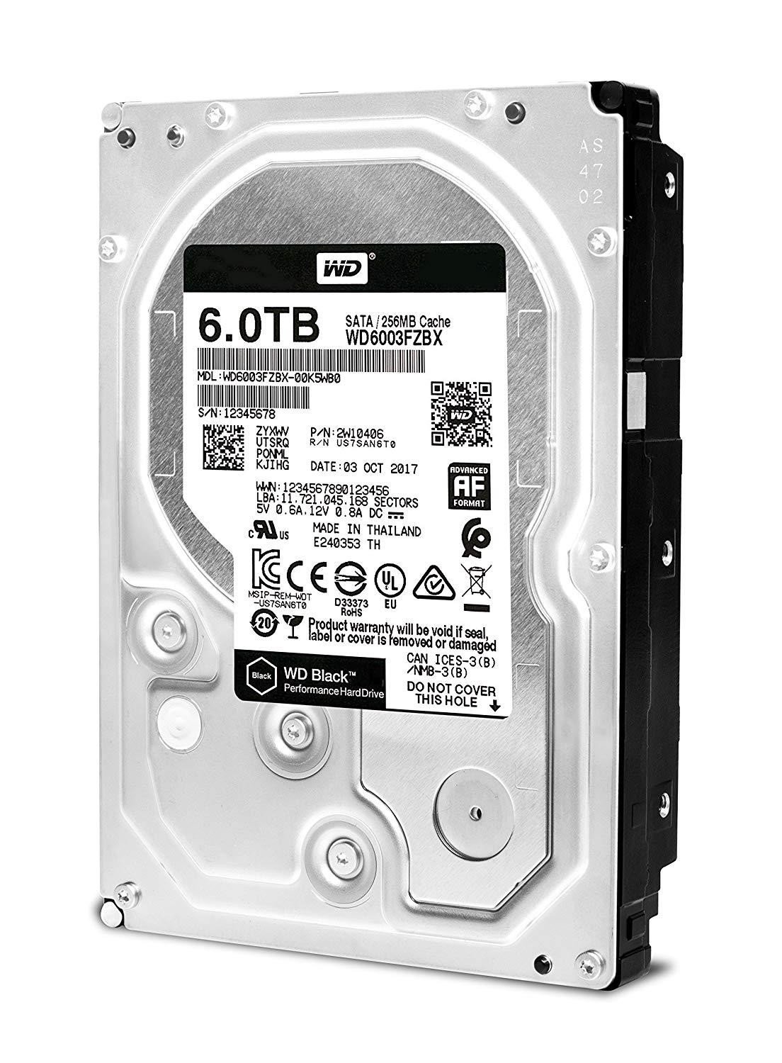 Жесткий диск Western Digital HDD 6Tb 3.5" SATA III WD6003FZBX