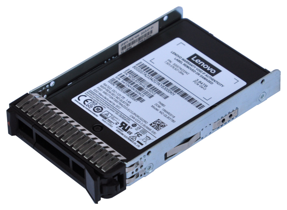Накопитель Lenovo ThinkSystem U.2 PM983 1.92TB Entry NVMe PCIe 3.0 x4 Hot Swap SSD