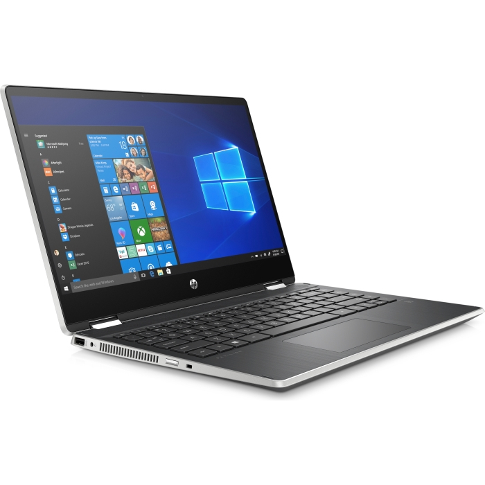 Ноутбук HP 14-ce0024ur Core i5 8250U/8Gb/1Tb/SSD128Gb/nVidia GeForce Mx150 2Gb/14"/IPS/FHD (1920x1080)/Windows 10 64/silver/WiFi/BT/Cam-15596