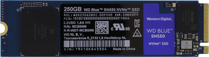 Накопитель Western Digital 250 M.2 NVMe WDS250G2B0C