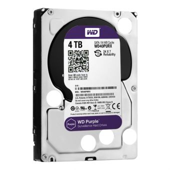 Жесткий диск Western Digital HDD SATA-III 4000Gb Purple WD40PURX, IntelliPower, 64MB buffer (DV-Digital Video)