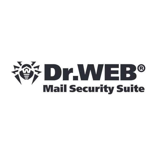 Dr.Web Mail Security Suite (Антивирус) + Центр Управления + Антиспам (Пользователей почты: 66 / 12 мес.) базовая лицензия LBP-AAC-12M-66-A3