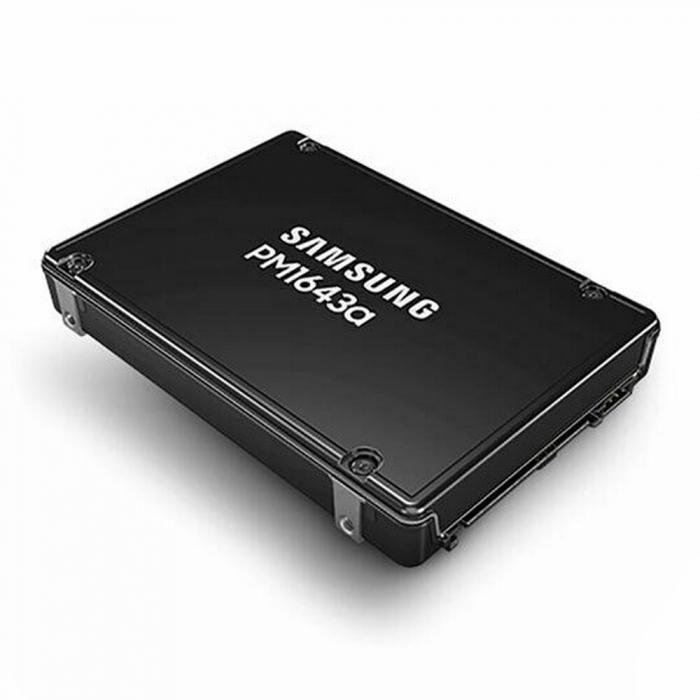 Накопитель Samsung SSD 15360GB PM1643a 2.5" SAS 12Gb/s R/W 2100/400 MB/s R/W 400K/65K IOPs DWPD1 OEM