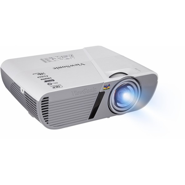 Проектор ViewSonic PJD5353LS DLP, XGA 1024x768, 3000Lm, 22000:1, 2*VGA, HDMI, mini-USB, 2W speaker, Short-throw, Lamp life 10000h, Noise 27dB (Eco), 2-26500