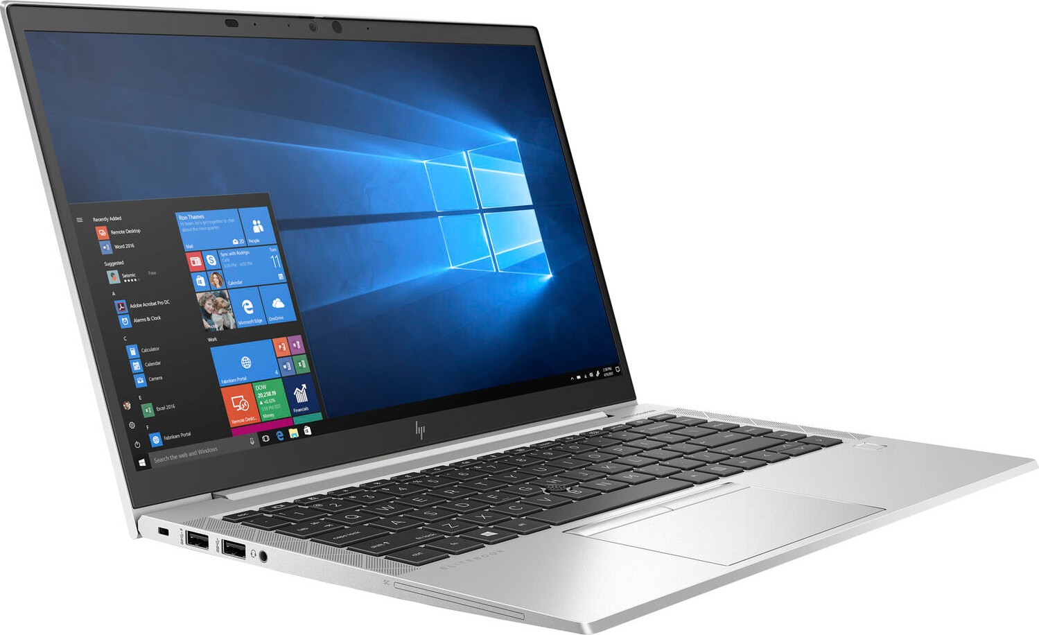 Ноутбук HP EliteBook 840 G7 Core i7 10510U/8Gb/SSD256Gb/Intel UHD Graphics/14" UWVA/FHD (1920×1080)/Windows 10 Professional 64/silver/WiFi/BT/Cam-39365