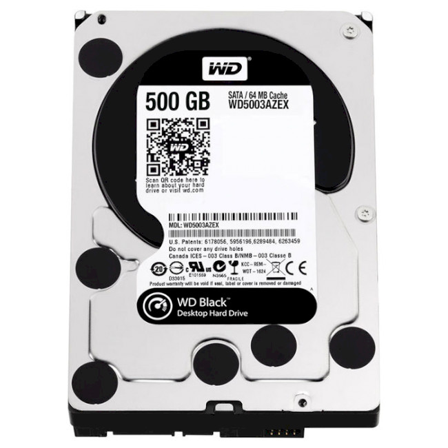 Жесткий диск Western Digital HDD 500Gb 3.5" SATA III WD5003AZEX