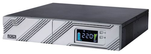 ИБП Powercom SRT-3000A, линейно-интерактивный, 3000ВА, 2700Вт, LCD, Rack/Tower, 8 розеток IEC320 C13 и 1 розетка C19 с резервным питанием, USB, RS-232, слот под SNMP карту, EPO
