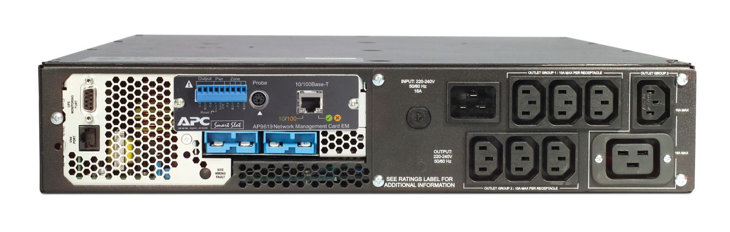 ИБП APC Smart-UPS XL, 3000VA/2850W, 230V, DB-9 RS-232, RJ-45 10/100 Base-T, USB, Extended runtimel, Rack Height 2U, Black-12459