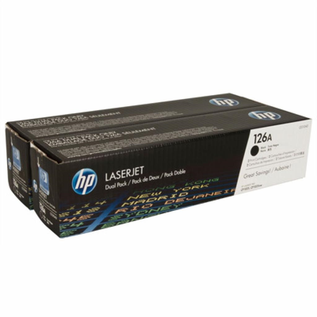 Тонер-картридж HP 126A Black Dual Pk LJ Toner Cartridge CE310AD