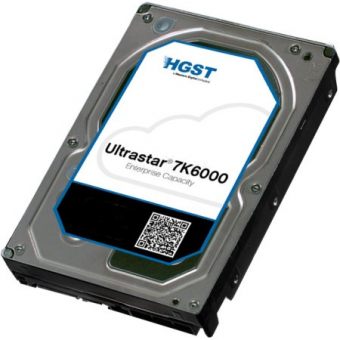 HGST Enterprise HDD 3.5" SATA-III 6000Gb, 7200rpm, 128MB buffer (HUS726060ALE614 Hitachi Ultrastar Raid Edition)