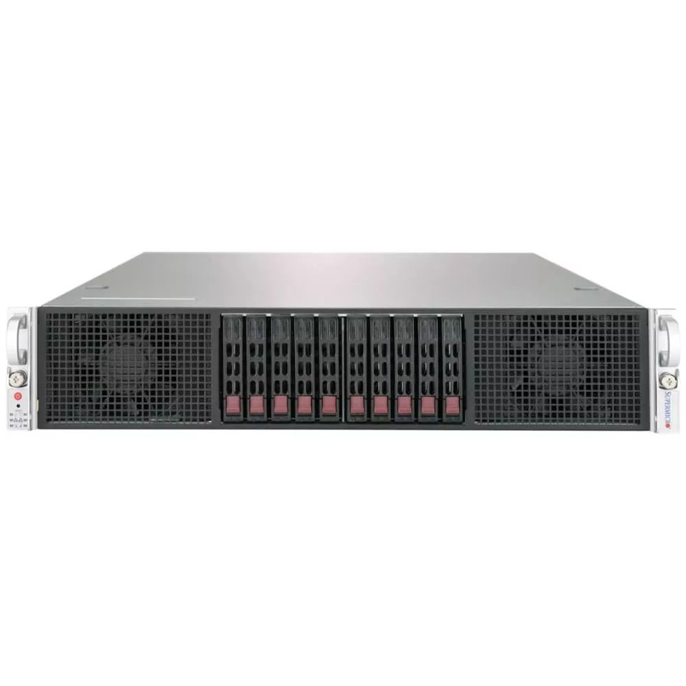 Supermicro SuperServer 2U 2029GP-TR noCPU(2)2nd Gen Xeon Scalable/TDP 70-205W/ no DIMM(16)/ SATARAID HDD(8)SFF/ supporting up to 6 GPUs/ 2x2000W SYS-2029GP-TR